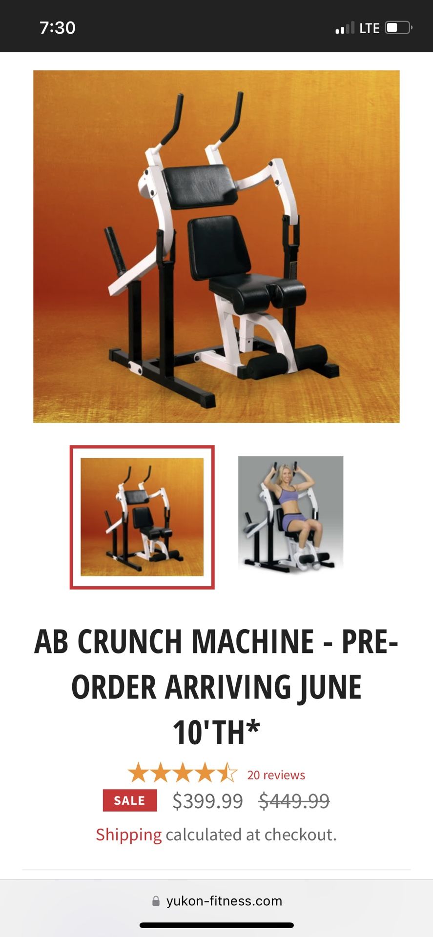 Yukon Fitness Ab Machine for Sale in Fairfield CA OfferUp