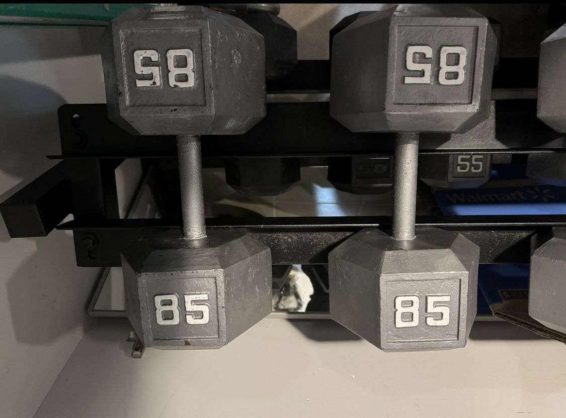 85 Pound Dumbells Dumbbell Dumbbells Dumbell Steel