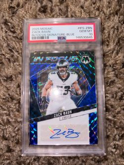 PSA 10 Zack Baun In Focus Autograph card