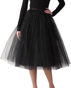 Adult A-line tulle skirt