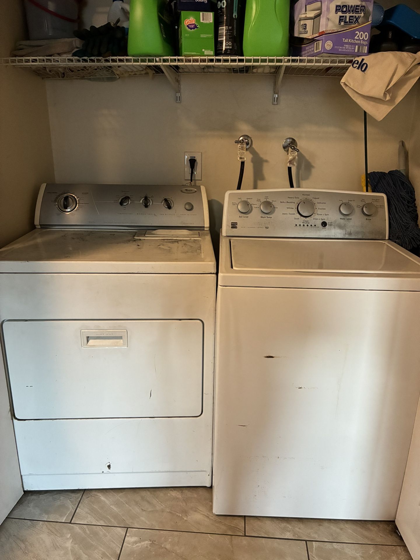 Washer and Dryer Set
