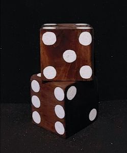 Custom Wooden Desk Dice