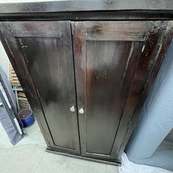 Classy Mahogany Armoire Cabinet