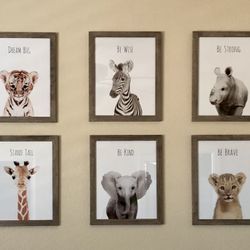 Safari Prints With Frames 