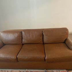 Leather couch