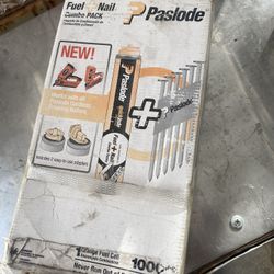 New Paslode 1000pk nail and gas pack 