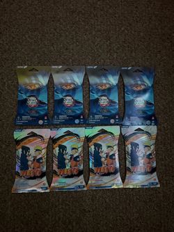Kayou Naruto TCG Smriti Chapter Jin Series 3 Sleeved & Demon Slayer Infinity Castle Series 1 TCG
