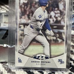 2024 Topps Shohei Ohtani 50/50 #67 🔥 Clean Raw Dodgers MVP