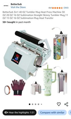 Tumbler Mug Heat Press Machine