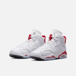 Nike Air Jordan 6 Retro in the White and red
