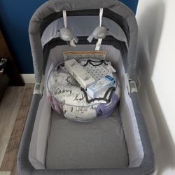 Chico Portable Bassinet And (New) Boppy