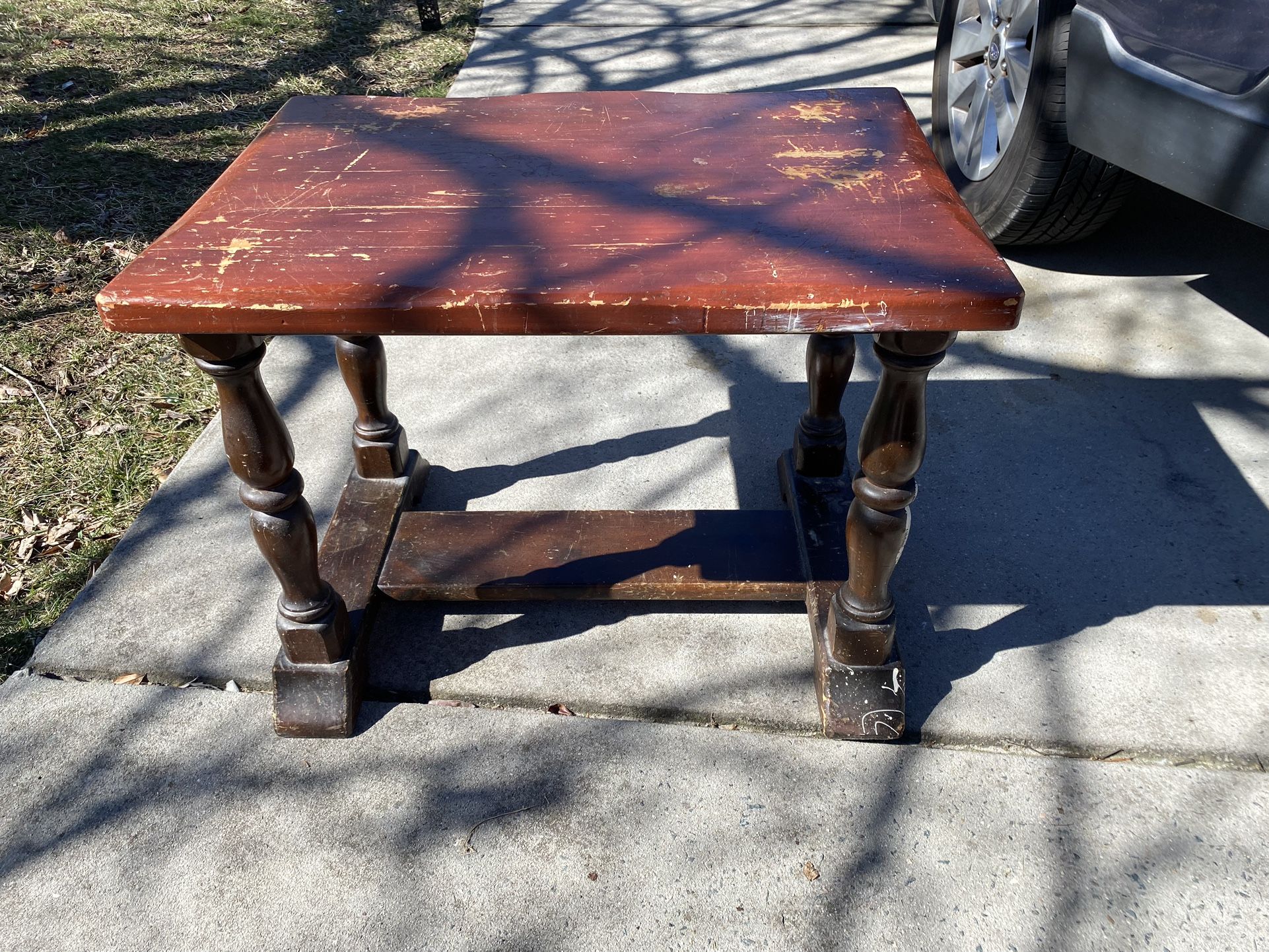 Solid Wood End Table/side Table