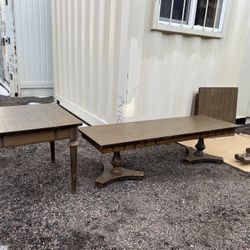 2 Vintage Matching Formica End Tables and Coffee Table 