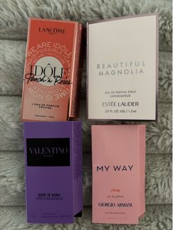 NEW SET OF 4 WOMENS PERFUME SAMPLES $5 for each set!