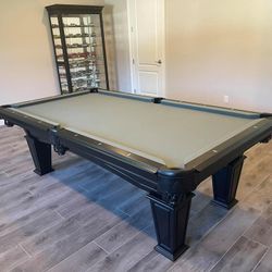 Black Pool Table 