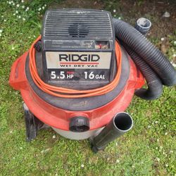 RIDGID 5.5HP Wet Dry Vac 16 Gallon
