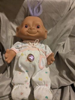 1990s Treasure Troll Doll