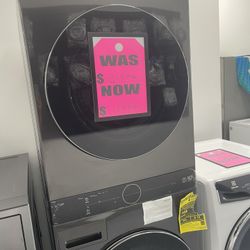 New Scratch And Dent lag Washer Tower. 1 Year Manufacturer Warranty 