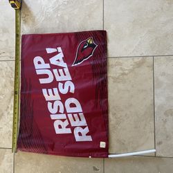 Arizona Cardinals Car Antenna Flag “Rise Up Red Sea”