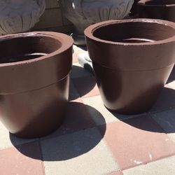 New Flower Pots Made Out Of Cement Perfect Gift 