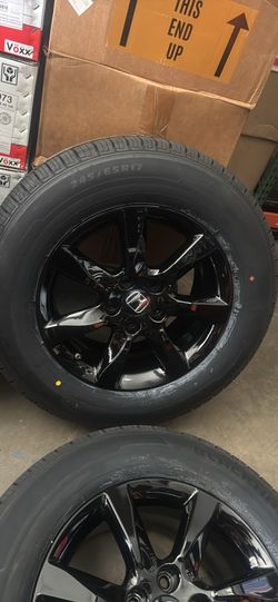 17” Rim&tires Honda Pilot, Ridgeline firm price,,,