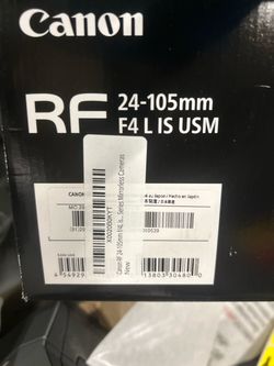 Canon RF 24-105mm F4 L IS USM Lens