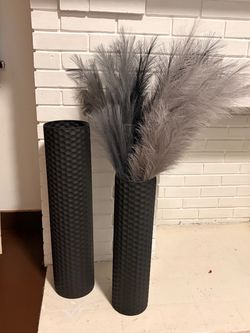 Cylinder floor vases