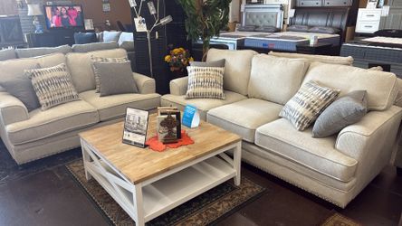 NEW Sofa & Loveseat Set w/ Pillows