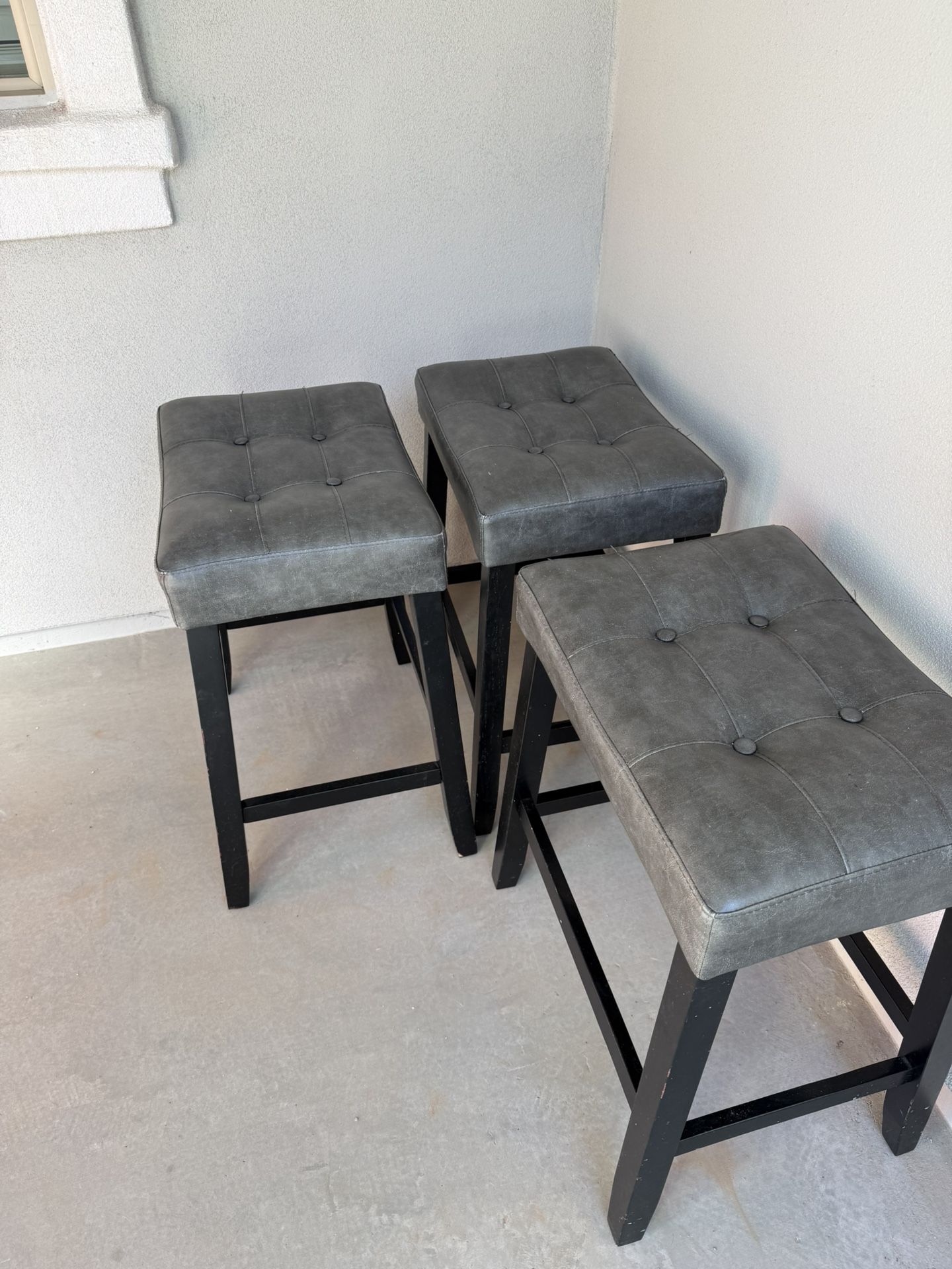 Gray 24 Inch Stools- 50 For All 3