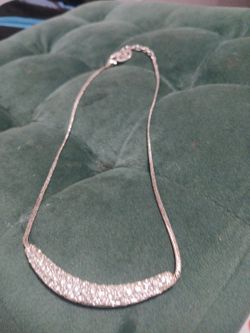 Swarovski  silver  Rhinestone  necklace