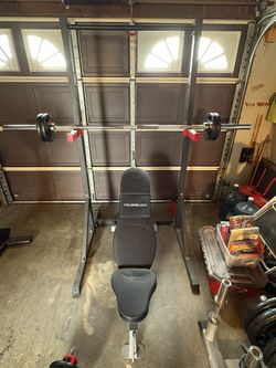 Squat Rack / Bench / Plates / Exercise Bike