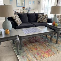 Coffee Table And End Tables 