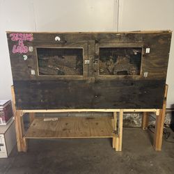 Large custom built Reptile enclosure