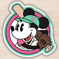PADRES city connect jersey mickey sticker