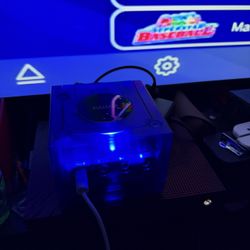 Modded Gamecube (Blue housing)