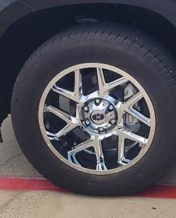 Chrome Rims Only ( Sliver Brand)