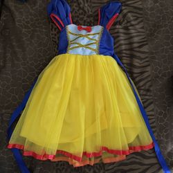 Snow White Dress Girls Size 3-6 