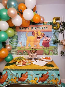 Lion king birthday decoration