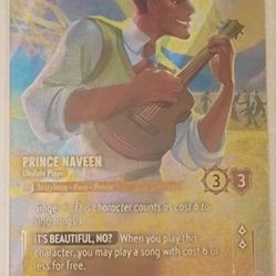 ✨ Disney Lorcana Shimmering Skies – Prince Naveen (205/204) – Rare & Magical! ✨