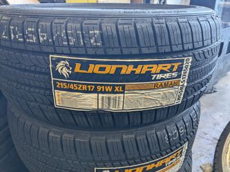 215/45/17 LionHart Ramani - New Tires