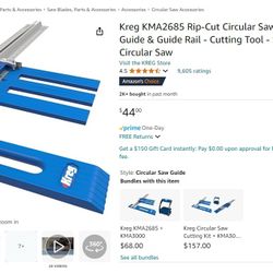 Kreg KMA2685 Saw Guid