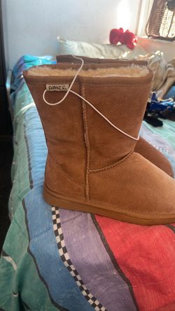 Pawz Shearling-Lined Suede Boots