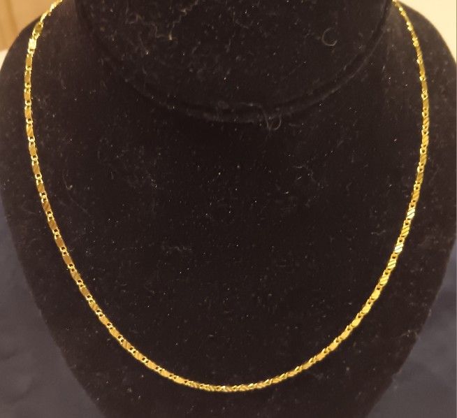18k Gold Plated Necklace