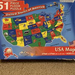 USA Map Puzzle 