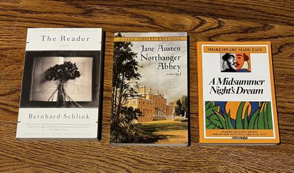 The Reader, Northanger Abbey,  A Midsummer Night's Dream - Paperback