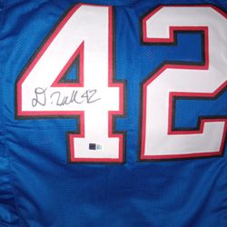 Dorian Williams Authentic TSE certified Signed Buffalo Bills Jersey 