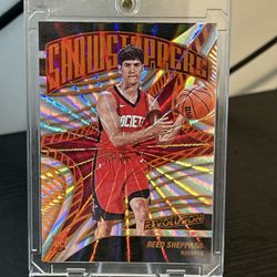 2024-25 Panini Revolution - Showstoppers Reed Sheppard #25 Sunburst /75 (RC)