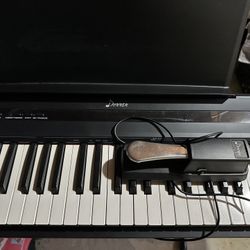 Donner DEP-10 Digital Piano 88 Key Semi-Weighted, Full-Size Electric Piano Portable Keyboard for Beginners, with Sustain Pedal, Power Supply 