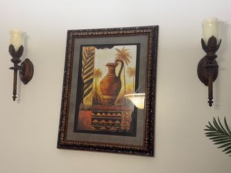 Beautiful large traditional floor lamp with an ornate carved design and antique-style finish.