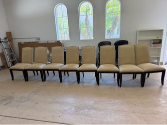 Crate & Barrel Dining Chairs (Set of 8)